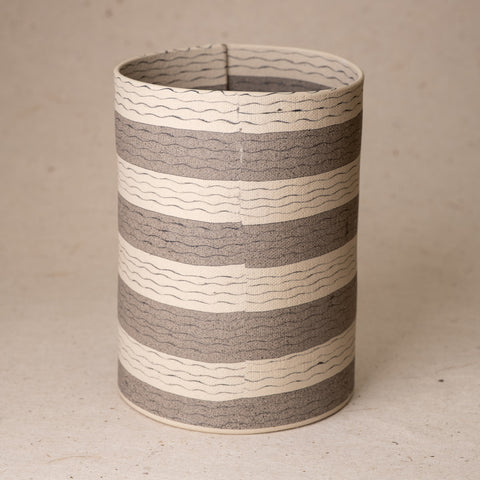 Cylindrical Vase, Grey Stripe